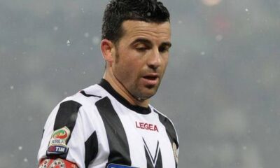 Totò Di Natale non riesce ad incidere contro la Fiorentina