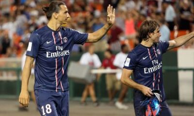 Ibrahimovic e Maxwell, protagonisti della rimonta del PSG