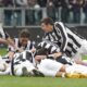 La festa della Juventus dopo il gol di Giaccherini
