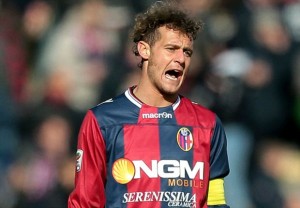Diamanti apostrofa Borriello durante Bologna-Genoa