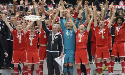 Il Bayern Monaco vincitore dell'ultima Bundeliga