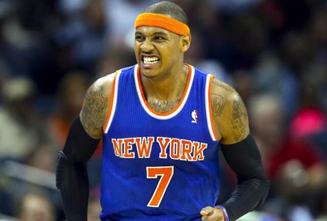 Nel quintetto della notte Nba anche Melo Anthony.