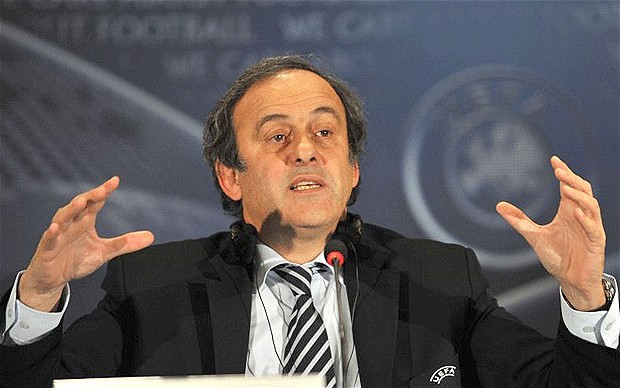 Michel Platini, presidente dell'UEFA