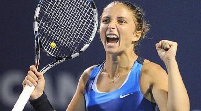 Sara Errani, vincitrice agli ottavi di finale dello US Open