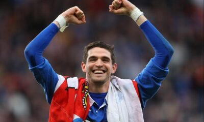 Kyle Lafferty, con la maglia dei Rangers Glasgow