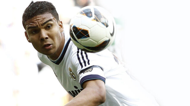Casemiro con la maglia del Real Madrid