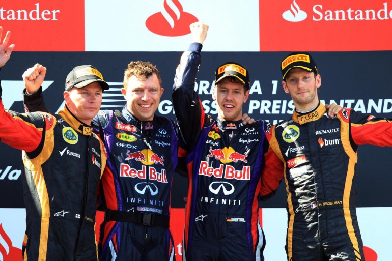 Podio del GP di Germania 2013