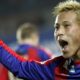 Keisuke Honda esulta dopo un gol