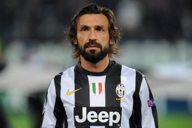 Andrea Pirlo con la maglia della Juventus