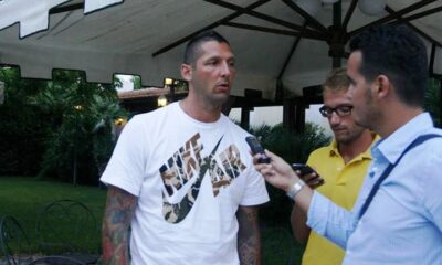 Marco Materazzi durante una intervista