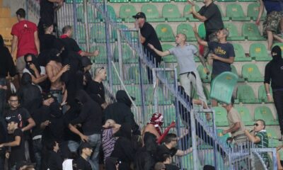 Scontri fra tifosi in Verona-Milan del 24 agosto 2013