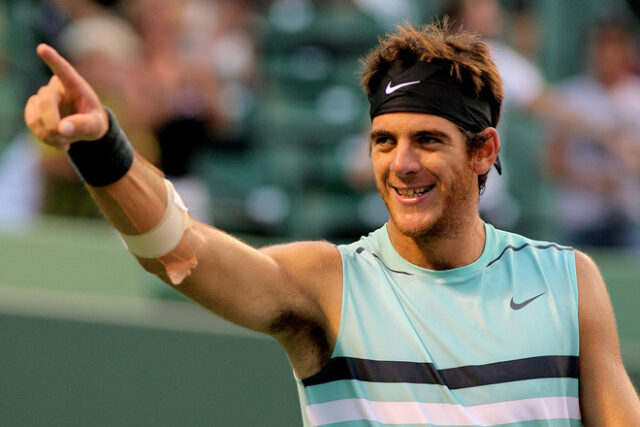 Juan Martin Del Potro durante l'Open in Florida
