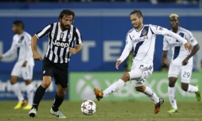 Juventus-Los Angeles Galaxy: un'azione di gioco