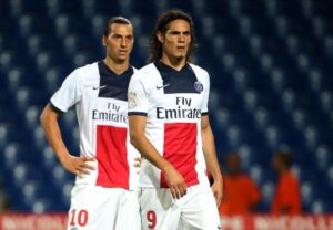 Zlatan Ibrahimovic ed Edinson Cavani, stelle del PSG e della Top 11 di SportCafe24.