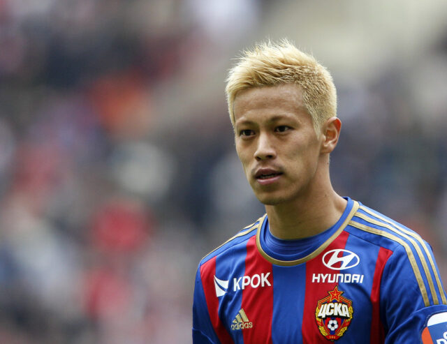Keisuke Honda con la maglia del CSKA