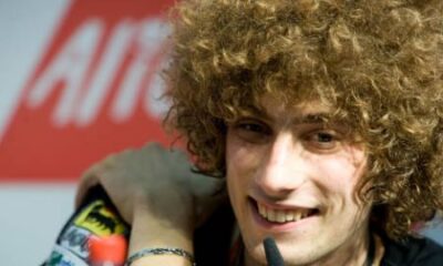 Marco Simoncelli, tragicamente scomparso sulla sua moto
