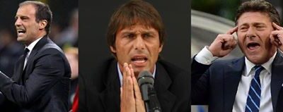 overvaluation oggi: Allegri, Conte e Mazzarri