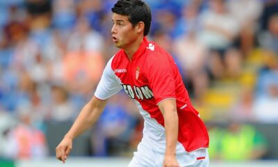 James Rodriguez con la maglia del Monaco