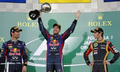 Podio Gp Giappone F1 2013
