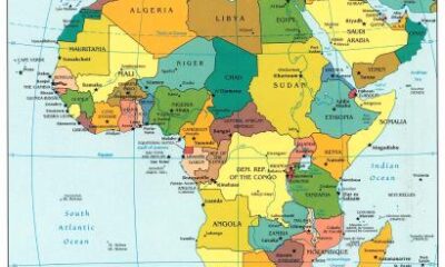 Carta politica dell'Africa