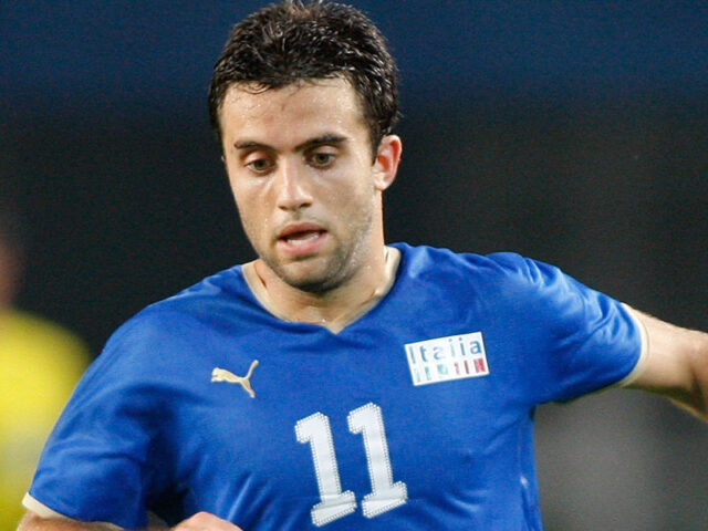 Giuseppe Rossi con la maglia dell'Italia