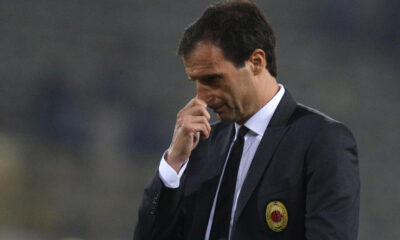 Massimiliano Allegri, in bilico sulla panchina del Milan