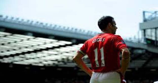 Il gallese del Manchester United Ryan Giggs