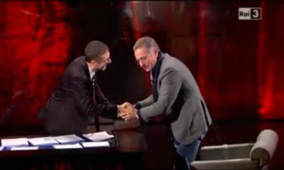 Fazio e Bonolis a "Che tempo che Fa"