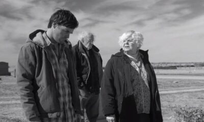 Will Forte con gli anziani protagonisti del film.