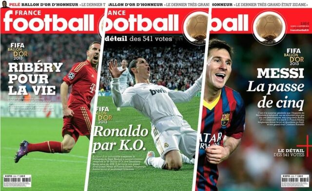 Pallone d'oro Copertina France Football
