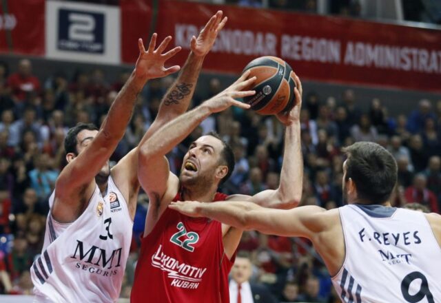 Eurolega, lokomotiv kuban-real madrid 74-78
