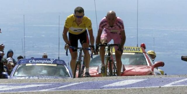 Il duello tra Pantani ed Armstrong sul Mont Ventoux