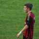 Fabbro con la maglia del Milan