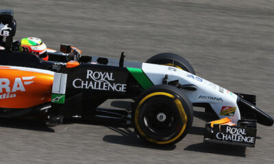 Sergio Mendoza Perez con la Force India