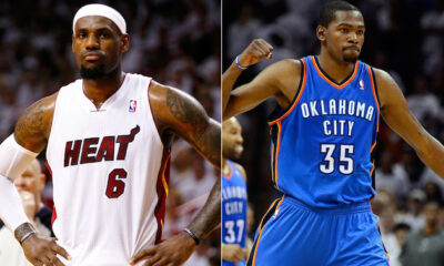 James e Durant protagonisti della notte Nba.