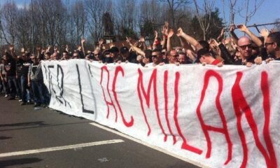 Protesta tifosi Milan