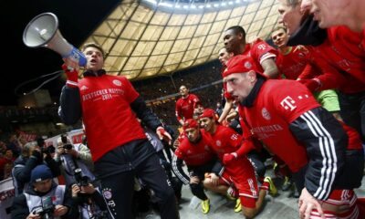 Il Bayern festeggia il titolo