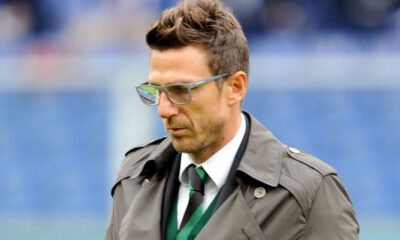Eusebio Di Francesco, rammaricato per il pareggio sfortunato in Bologna-Sassuolo