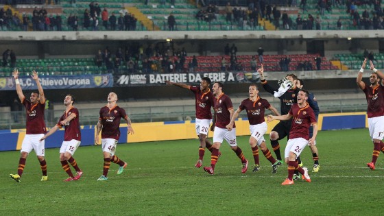 Chievo-Roma 0-2 gol di Gervinho e Destro