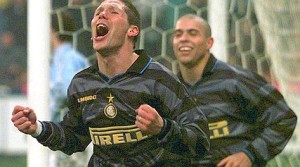 Diego Simeone ai tempi dell'Inter