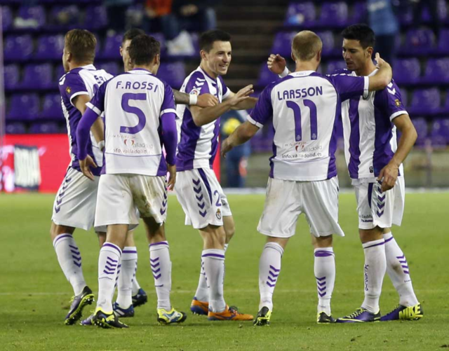 Valladolid vincente grazie a Fausto Rossi, Barcellona ko