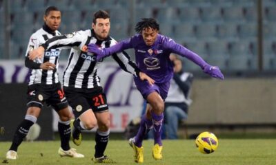 Praticamente ufficiale il riscatto di Cuadrado dall'Udinese, il giocatore sarà al 100% della Fiorentina.