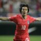 Park Chu Young cerca un gol contro il Belgio