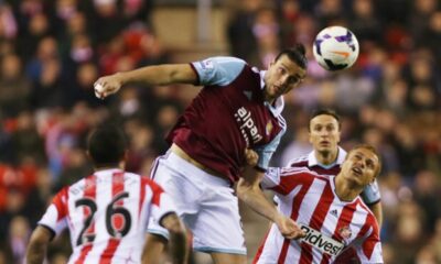 Sunderland-West Ham 1-2: Carrol colpisce di testa sul primo goal