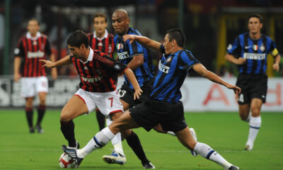 Un'immagine tratta dal Milan-Inter del 29 agosto 2009