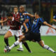Un'immagine tratta dal Milan-Inter del 29 agosto 2009