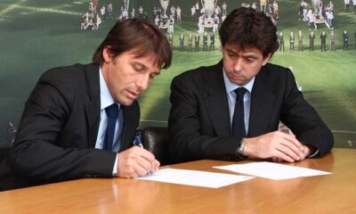 Conte firma il contratto con Agnelli