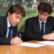 Conte firma il contratto con Agnelli