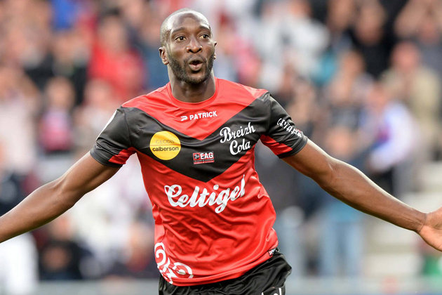 Yatabarè, attaccante del Guingamp autore del 2-0 contro il Rennes