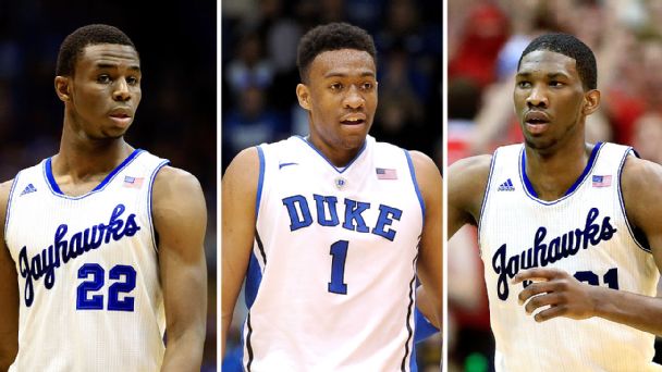 Wiggins, Parker, Embiid, saranno loro i principali pretendenti per la first pick dei Cleveland Cavaliers nell'Nba Draft 2014